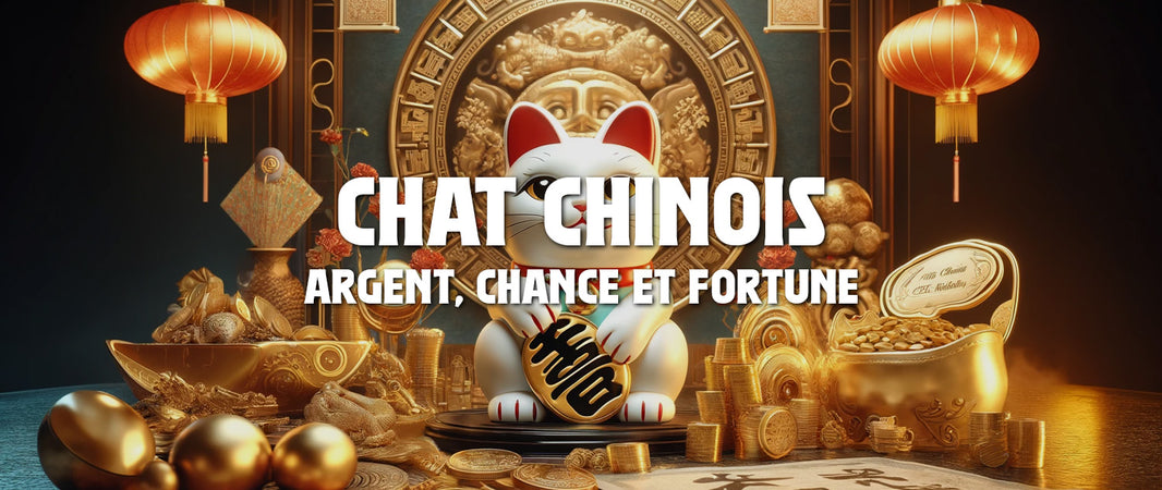 Chat Chinois : Argent, Chance et Fortune