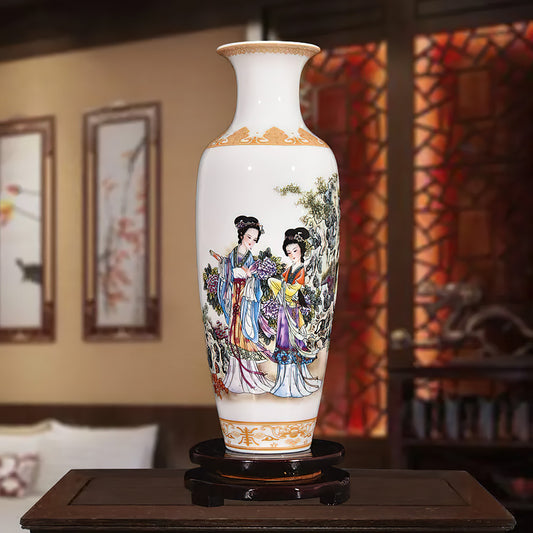 Grand Vase Asiatique Femmes