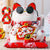 Chat Chinois en Porcelaine