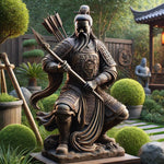 Statue Guerrier Chinois pour Jardin - Vignette | Trésors de Chine